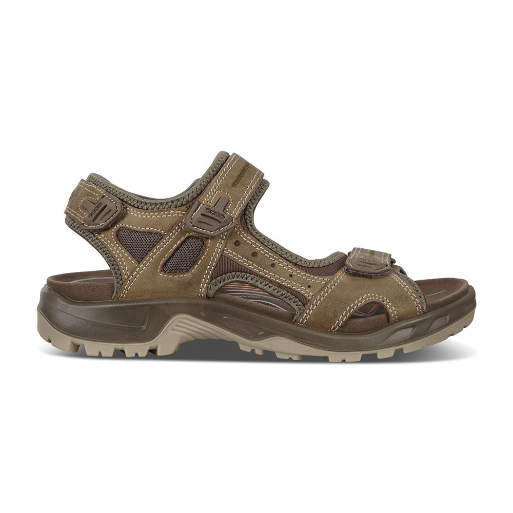 ECCO Mens Sandals Brown - Yucatan - JUI-142780